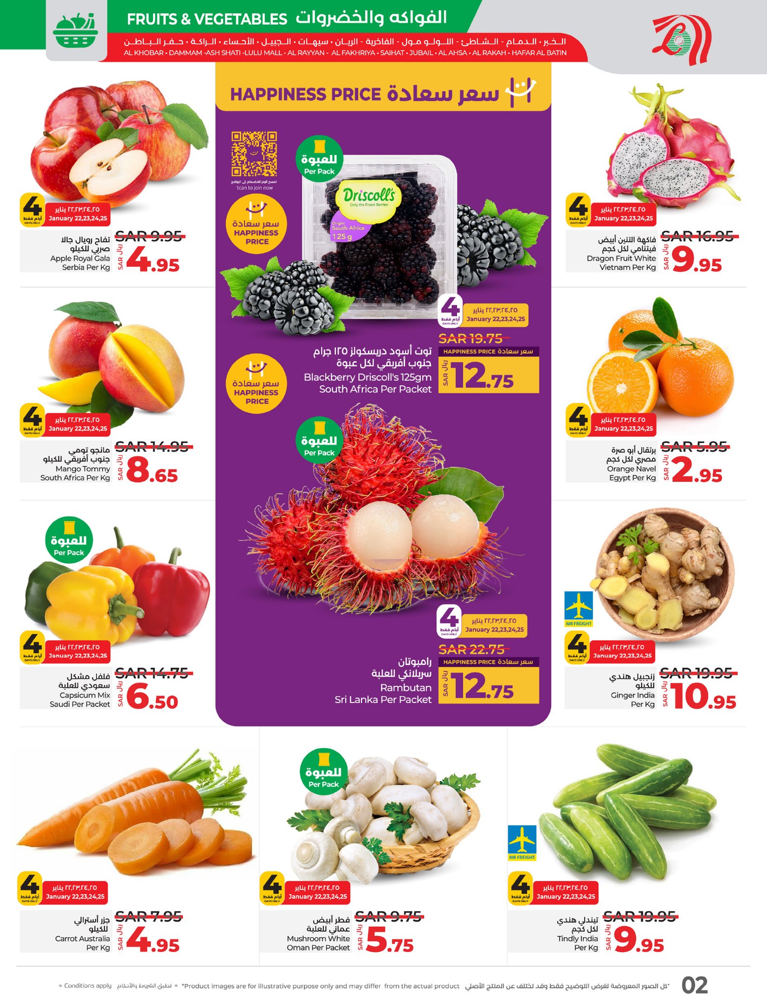 lulu-dammam-shati offers from 22jan to 25jan 2025 عروض لولو الدمام الشاطئ من 22 يناير حتى 25 يناير 2025 صفحة رقم 1